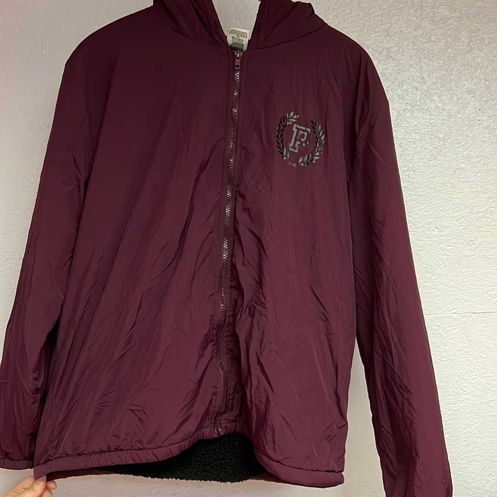 VS Pink Sherpa Coat